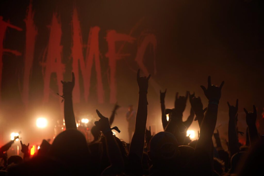heavy metal concert